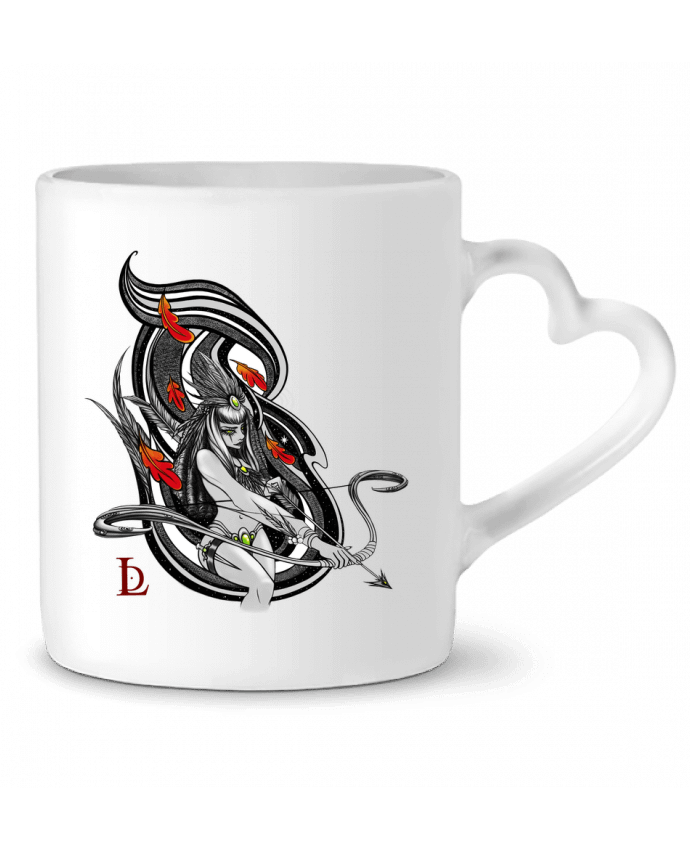 Mug coeur Artémis par LaudamArt