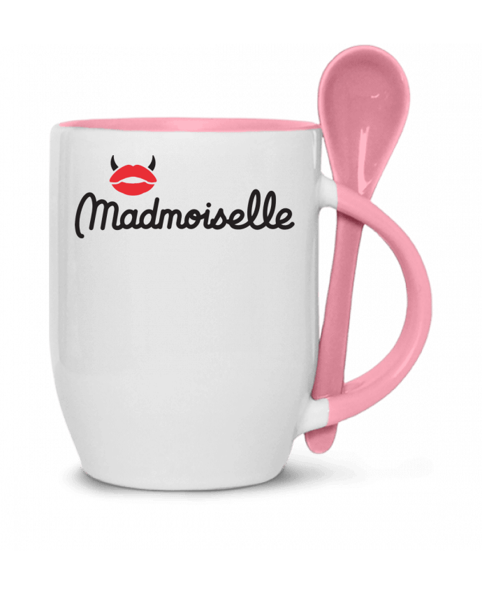  Tasse cuillère Madmoiselle + logo par Madmoiselle Rose