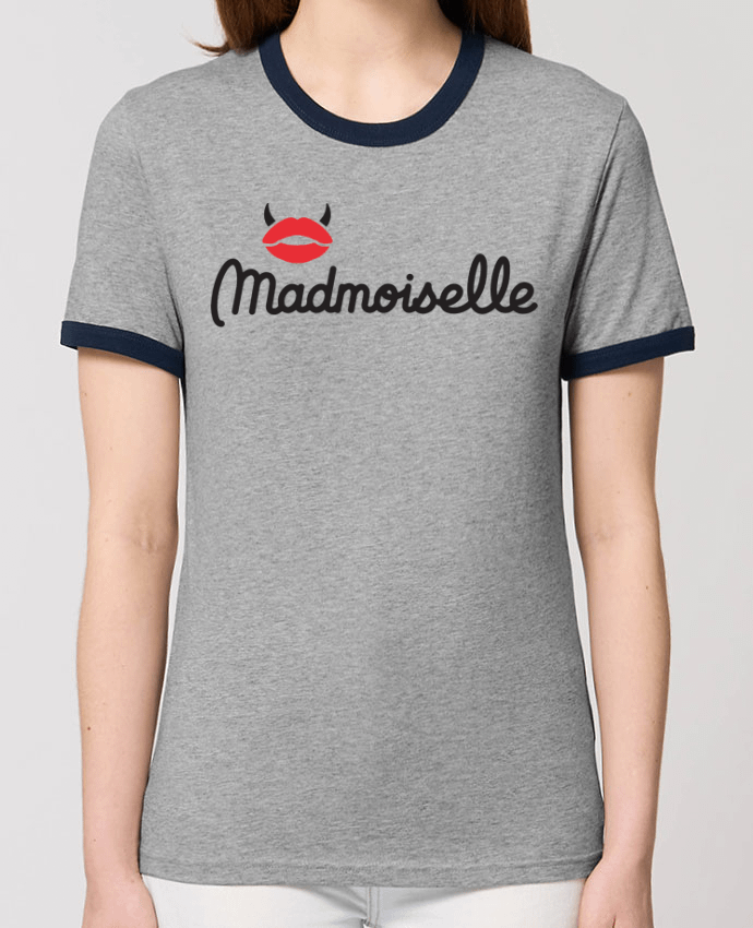 T-shirt Madmoiselle + logo par Madmoiselle Rose