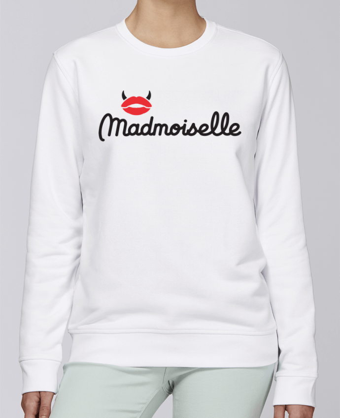 Sweatshirt Madmoiselle + logo par Madmoiselle Rose