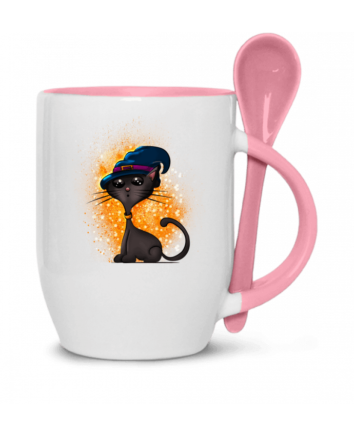  Tasse cuillère Chat sorcier d'halloween par GraphiCK-Kids