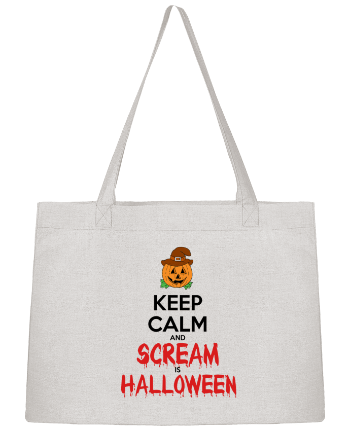 Sac Shopping Keep Calm and Scream is Halloween par Happinessontheroad