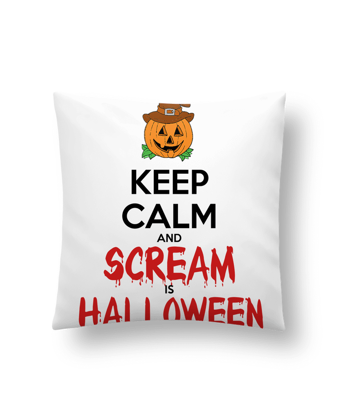 Coussin Keep Calm and Scream is Halloween par Happinessontheroad