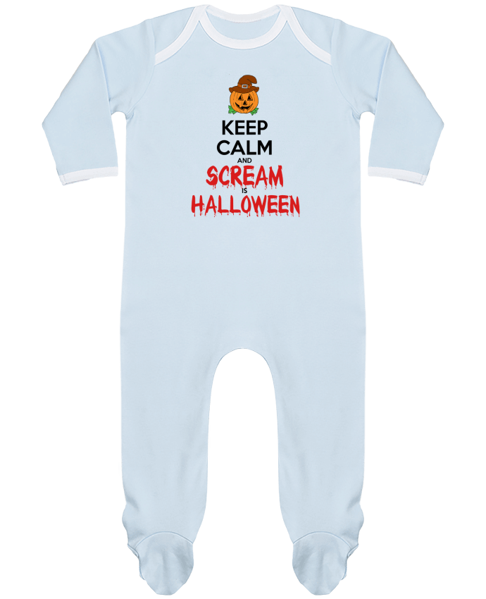 Body Pyjama Bébé Keep Calm and Scream is Halloween par Happinessontheroad