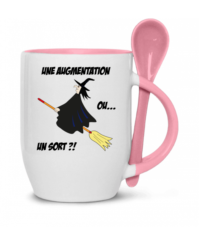  Tasse cuillère SORCIERE HALLOWEEN WITCH TRAVAIL WORK AUGMENTATION SALARY INCREASE par Sun SO Design