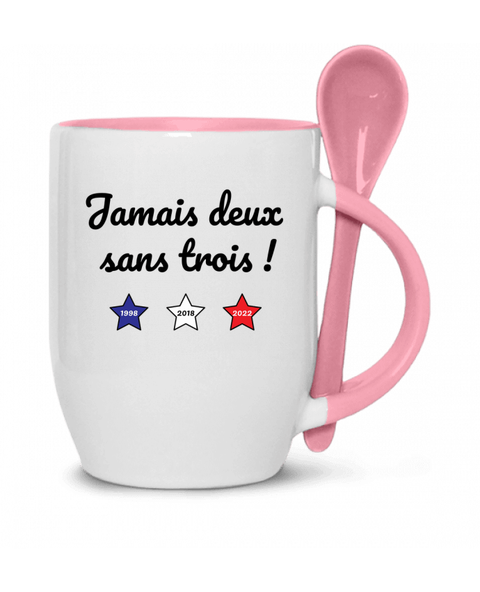  Tasse cuillère Jamais deux sans trois - coupe du monde 2022 par /wait-design