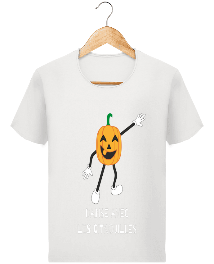  T-shirt Homme vintage CITROUILLE HALLOWEEN DANSE PUMPKIN HUMOUR DANCE par Sun SO Design