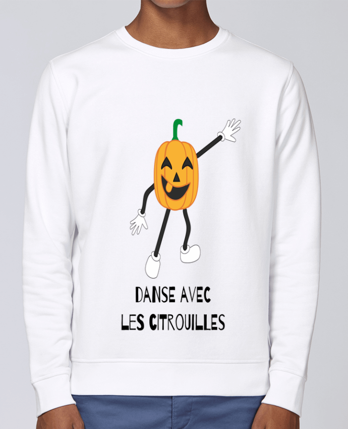 Sweatshirt CITROUILLE HALLOWEEN DANSE PUMPKIN HUMOUR DANCE par Sun SO Design