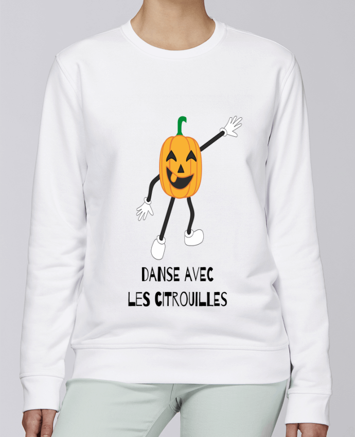 Sweatshirt CITROUILLE HALLOWEEN DANSE PUMPKIN HUMOUR DANCE par Sun SO Design