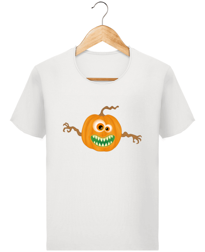  T-shirt Homme vintage Monstre citrouille halloween par Lumagayo