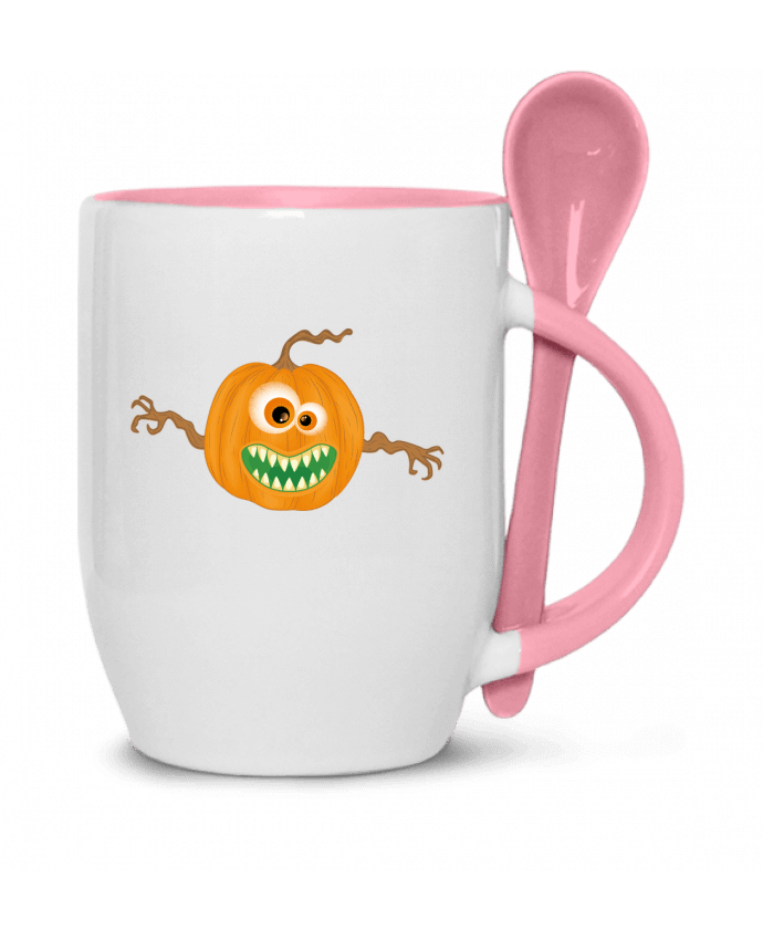  Tasse cuillère Monstre citrouille halloween par Lumagayo