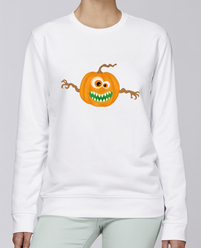 Sweatshirt Monstre citrouille halloween par Lumagayo