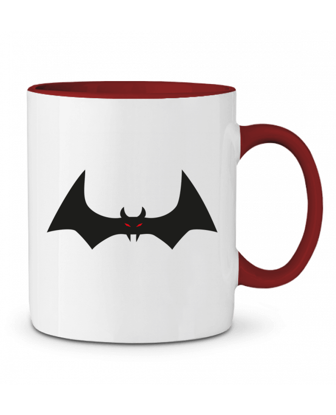 Mug bicolore CHAUVE-SOURIS BAT HALLOWEEN DARK PARTY HORROR FETE SOIREE Sun SO Design