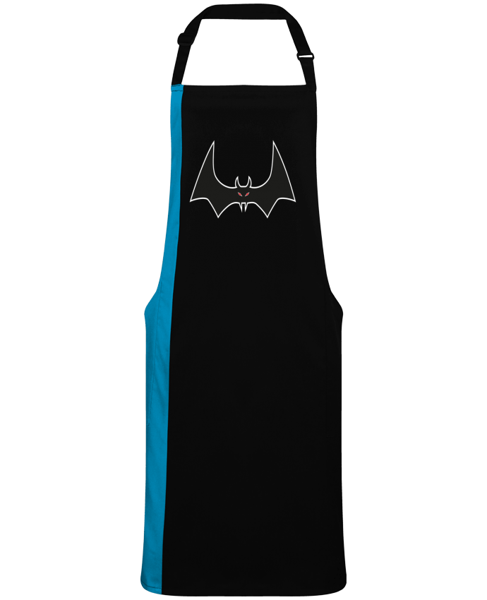 Tablier bicolore CHAUVE-SOURIS BAT HALLOWEEN DARK PARTY HORROR FETE SOIREE par  Sun SO Design
