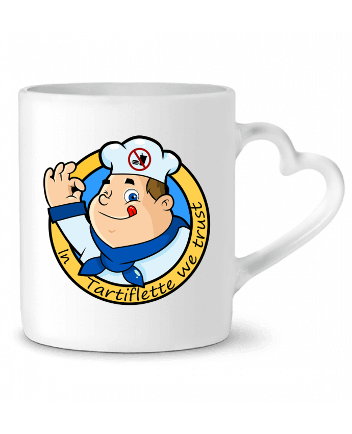 Mug coeur Tartiflette par NoriskNimoDigitalArt