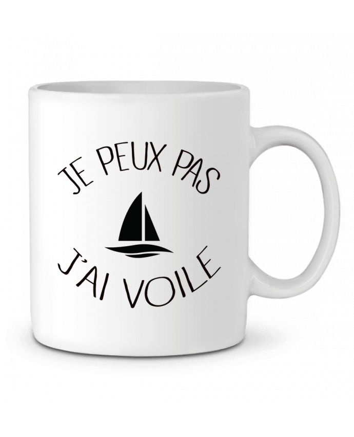 Mug  Je peux pas j'ai voile par Freeyourshirt.com