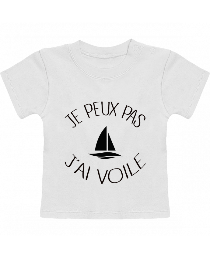 T-Shirt Baby Short Sleeve Je peux pas j'ai voile manches courtes du designer Freeyourshirt.com