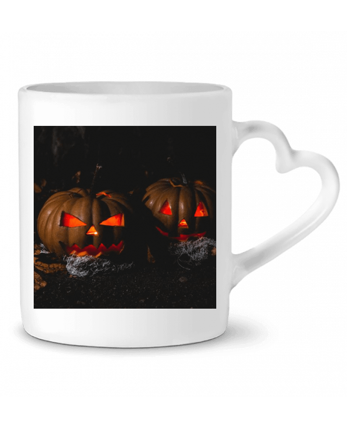 Mug coeur halloween par Kineax