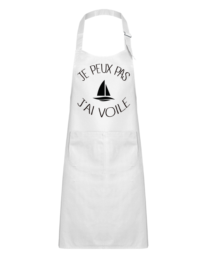 Kids chef pocket apron Je peux pas j'ai voile by Freeyourshirt.com