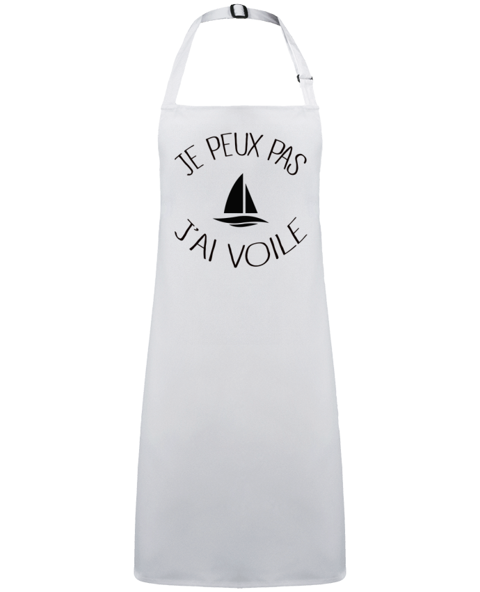 Apron no Pocket Je peux pas j'ai voile by  Freeyourshirt.com