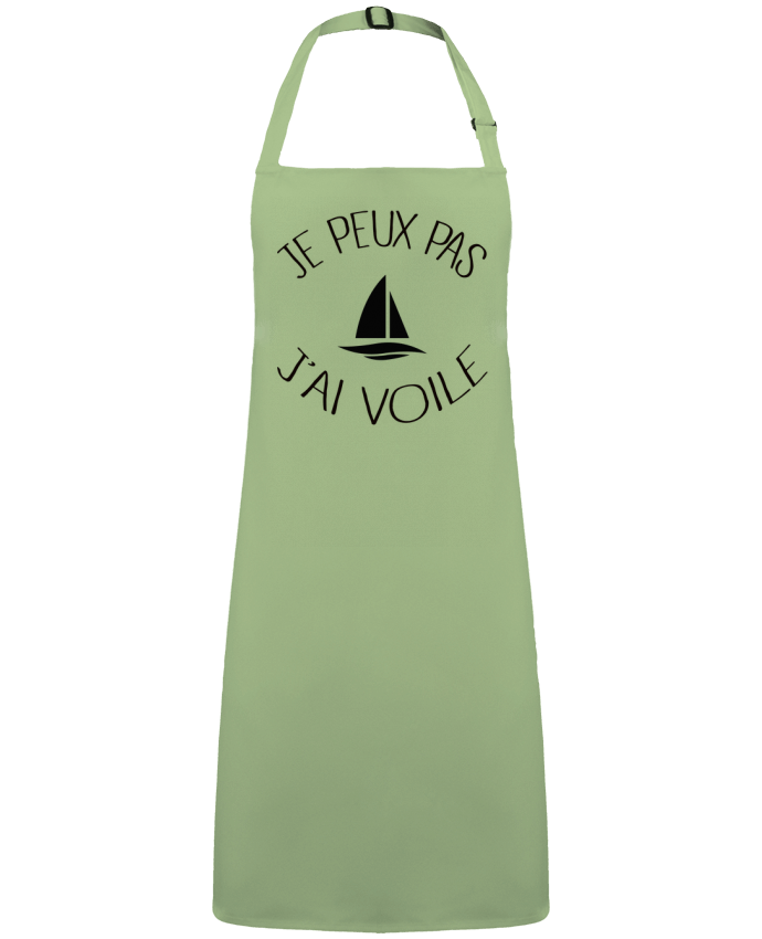 Apron no Pocket Je peux pas j'ai voile by  Freeyourshirt.com