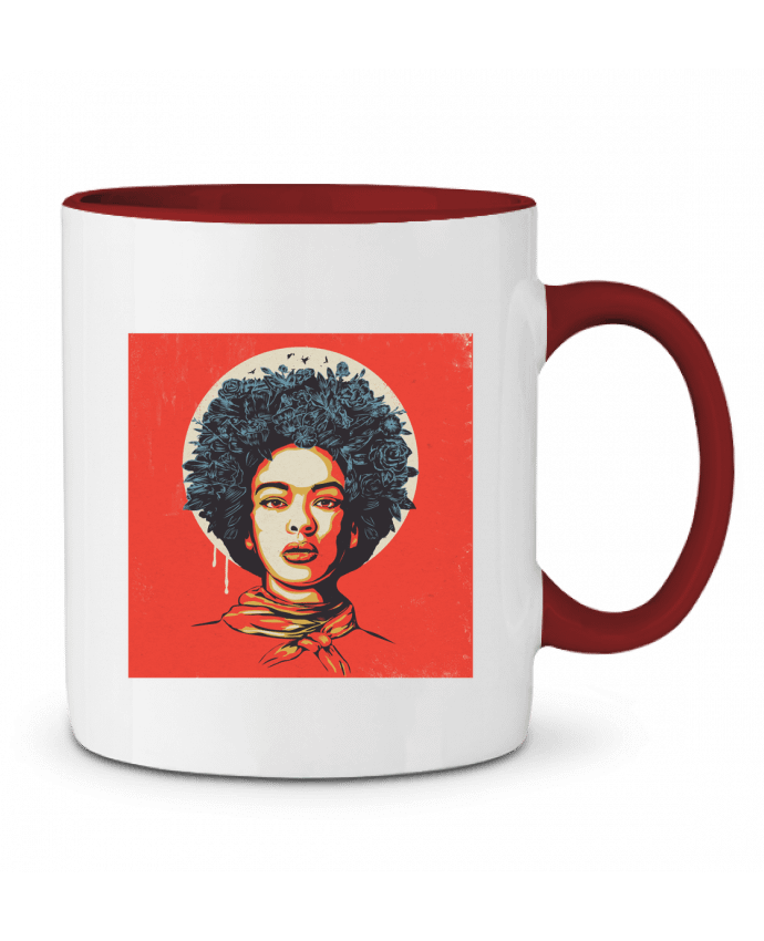 Mug bicolore Flower Power Balàzs Solti