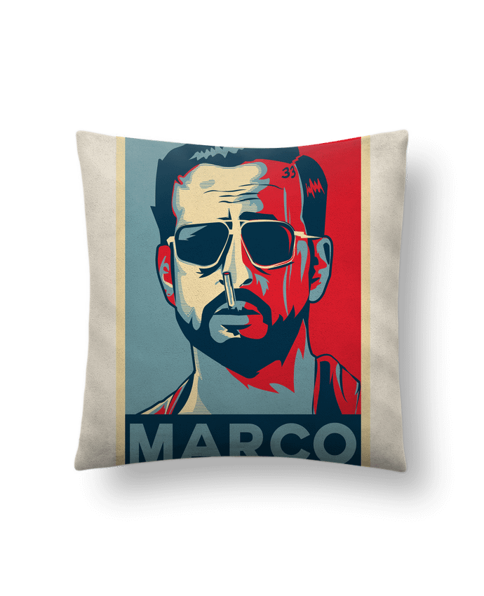Coussin suédine Marco par PTIT MYTHO