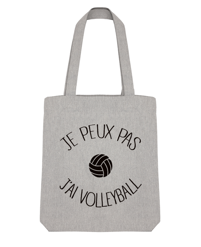 Bolsa de Tela Stanley Stella Je peux pas j'ai volleyball por Freeyourshirt.com 