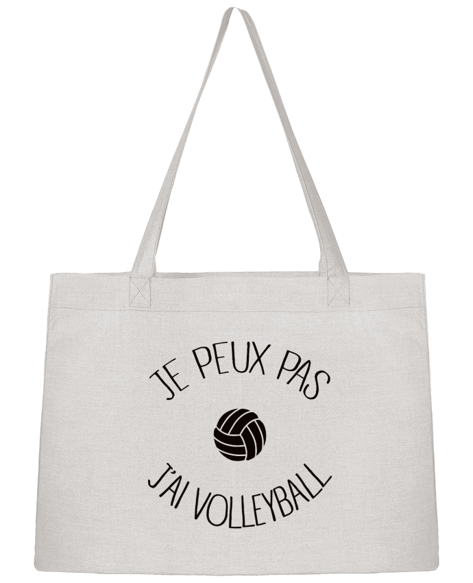 Shopping tote bag Stanley Stella Je peux pas j'ai volleyball by Freeyourshirt.com