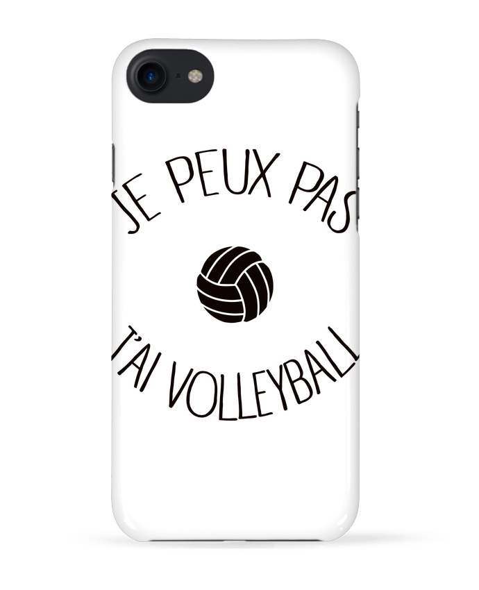 Carcasa Iphone 7 Je peux pas j'ai volleyball de Freeyourshirt.com