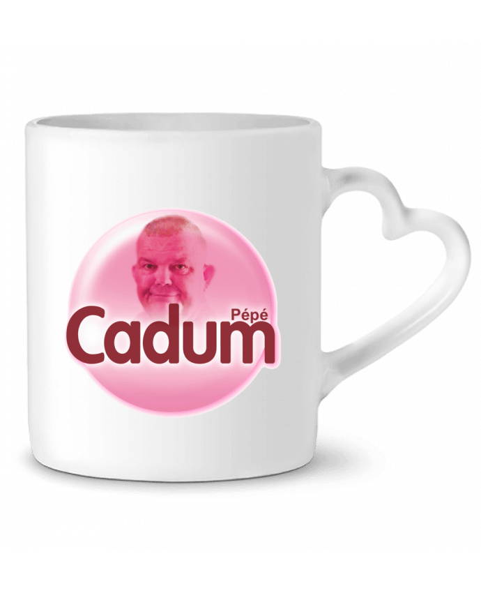 Mug coeur Pépé Cadum par By Myrakolis