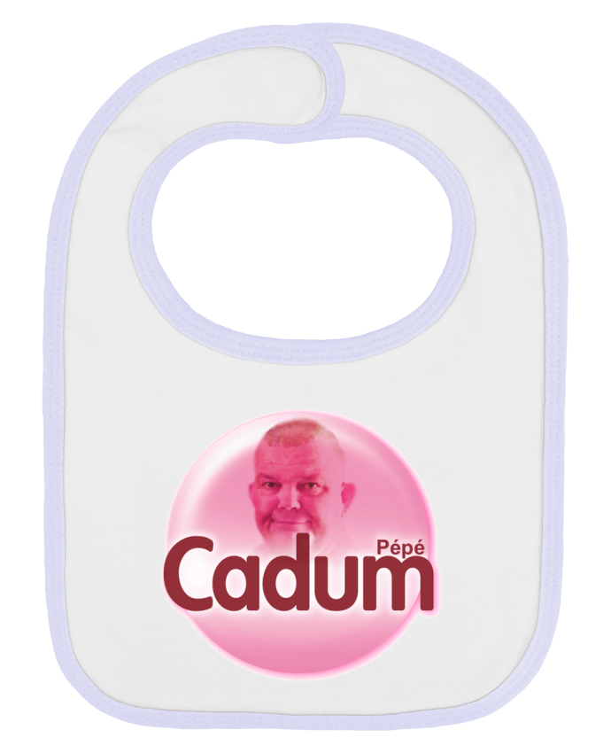 Bavoir bébé uni Pépé Cadum par By Myrakolis