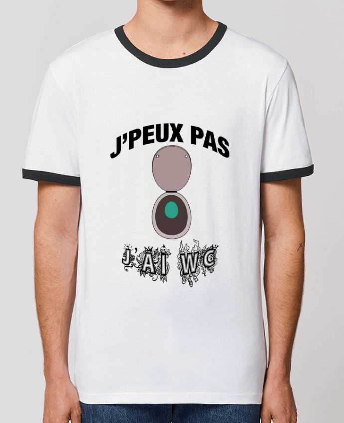 T-shirt J'PEUX PAS J'AI WC par By Myrakolis