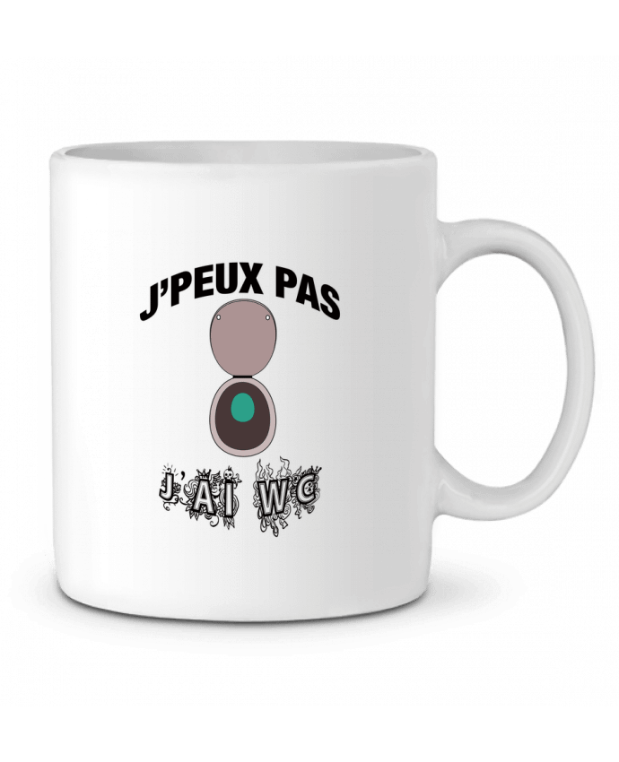 Mug  J'PEUX PAS J'AI WC par By Myrakolis