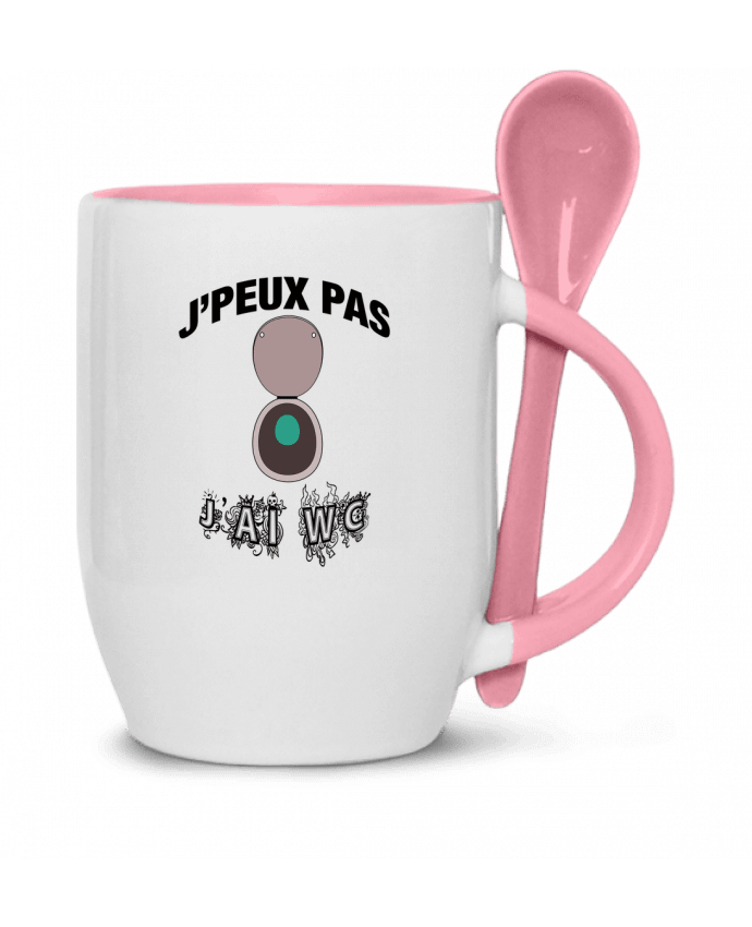  Tasse cuillère J'PEUX PAS J'AI WC par By Myrakolis