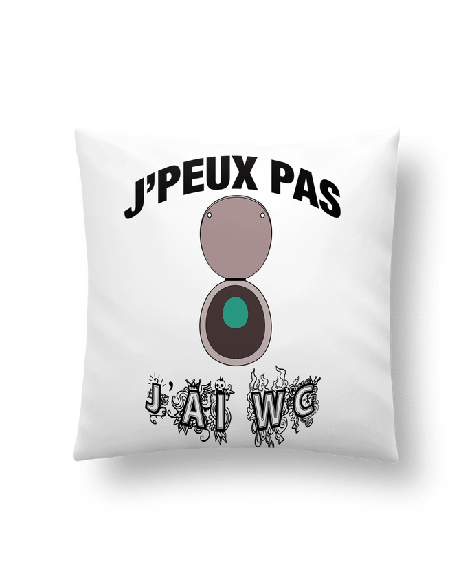 Coussin J'PEUX PAS J'AI WC par By Myrakolis