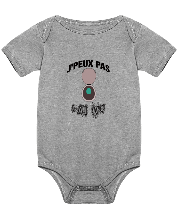 Body bébé J'PEUX PAS J'AI WC par By Myrakolis