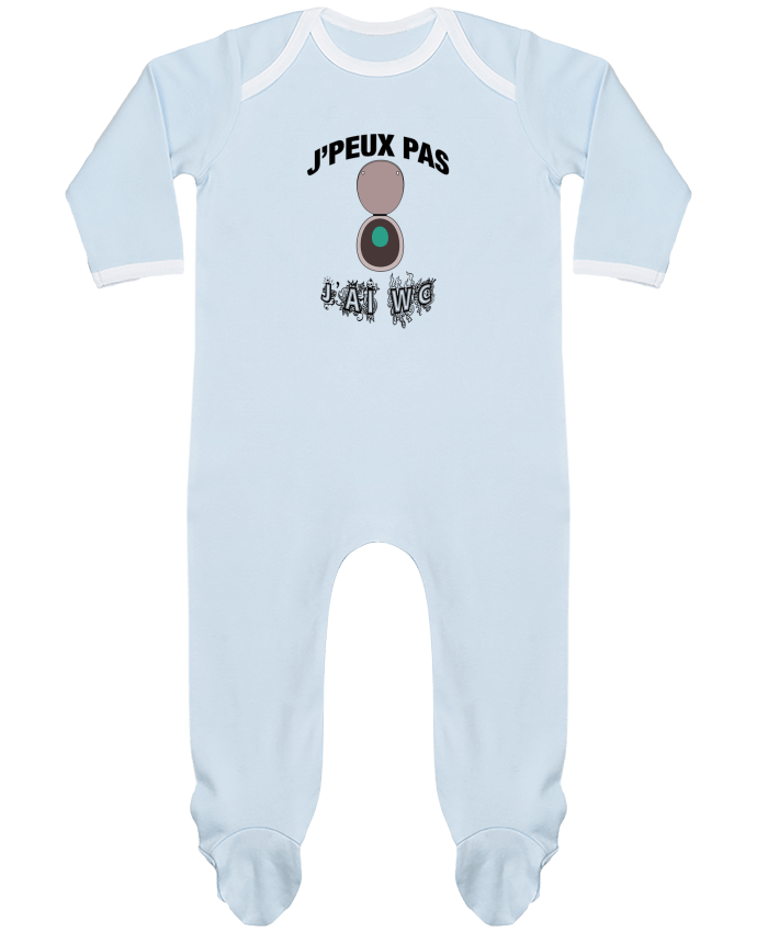 Body Pyjama Bébé J'PEUX PAS J'AI WC par By Myrakolis