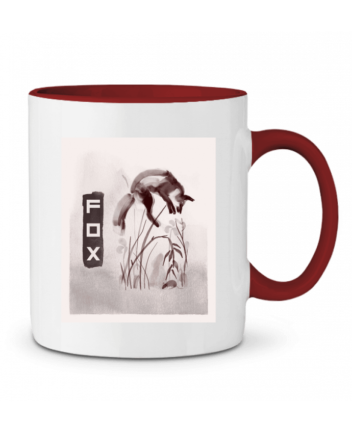 Mug bicolore Fox SilG