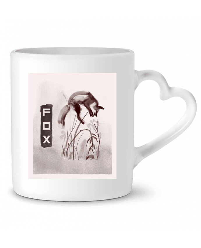 Mug coeur Fox par SilG