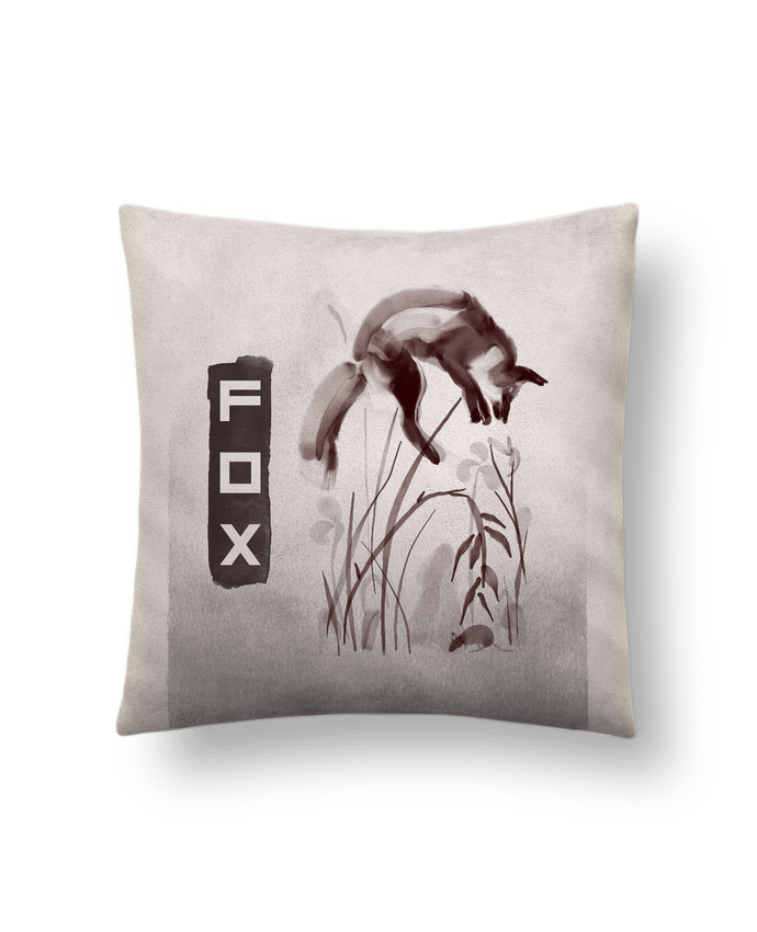Coussin suédine Fox par SilG