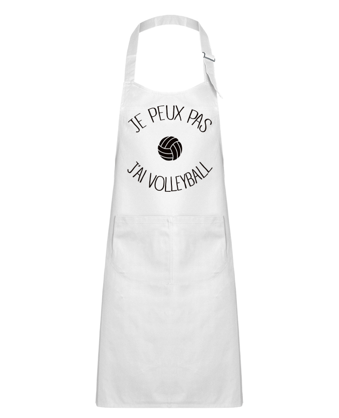 Tablier Enfant Je peux pas j'ai volleyball par Freeyourshirt.com