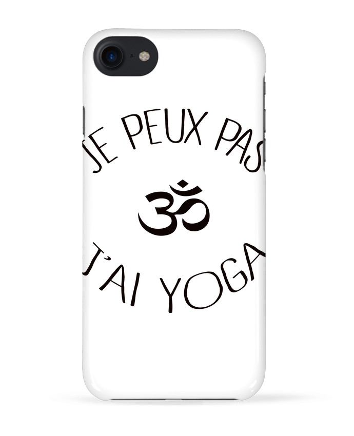 Case 3D iPhone 7 Je peux pas j'ai Yoga de Freeyourshirt.com