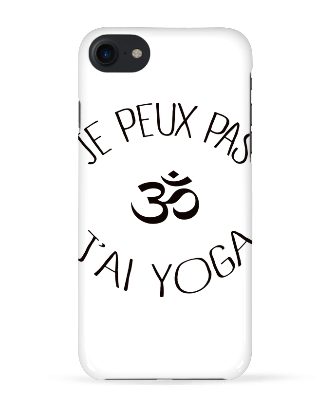 COQUE 3D Iphone 7 Je peux pas j'ai Yoga de Freeyourshirt.com