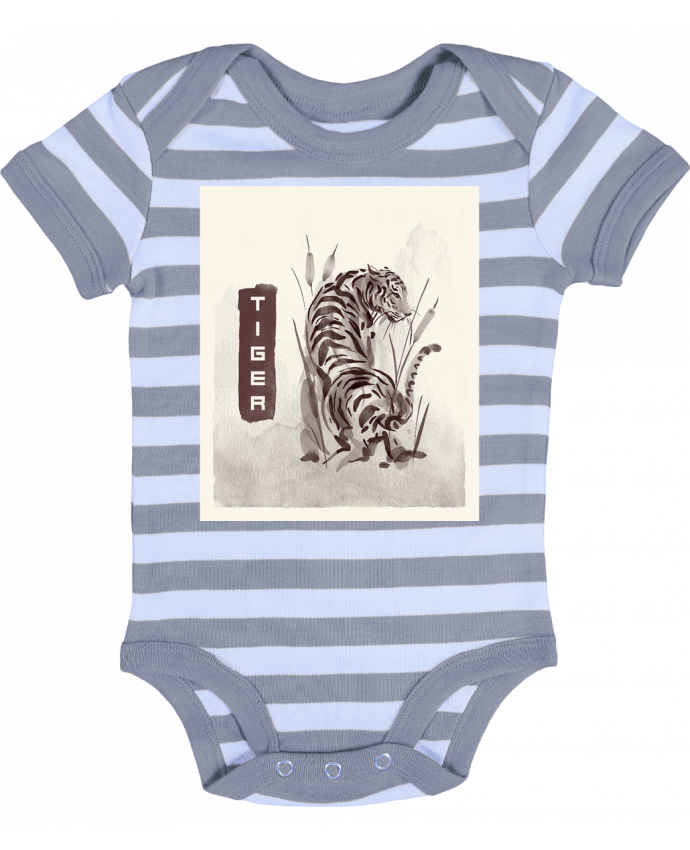 Body Bébé Rayé Tiger - SilG