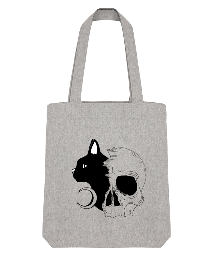 Tote Bag Stanley Stella Chat tête de mort par Charod 