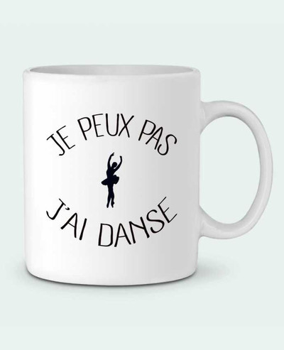 Mug  Je peux pas j'ai Danse par Freeyourshirt.com