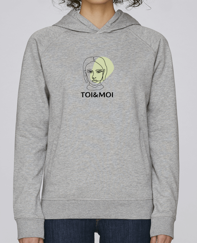 Sweat capuche femme TOI&MOI par dimpro