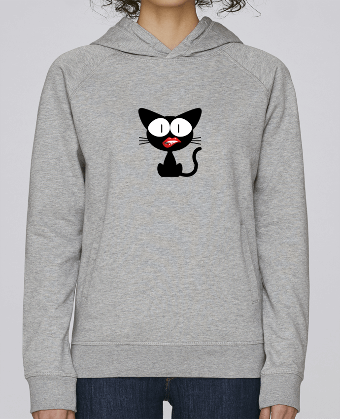 Sweat capuche femme Chat par Marina_alala