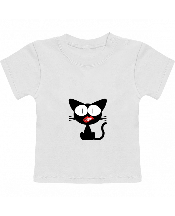 T-shirt bébé Chat manches courtes du designer Marina_alala